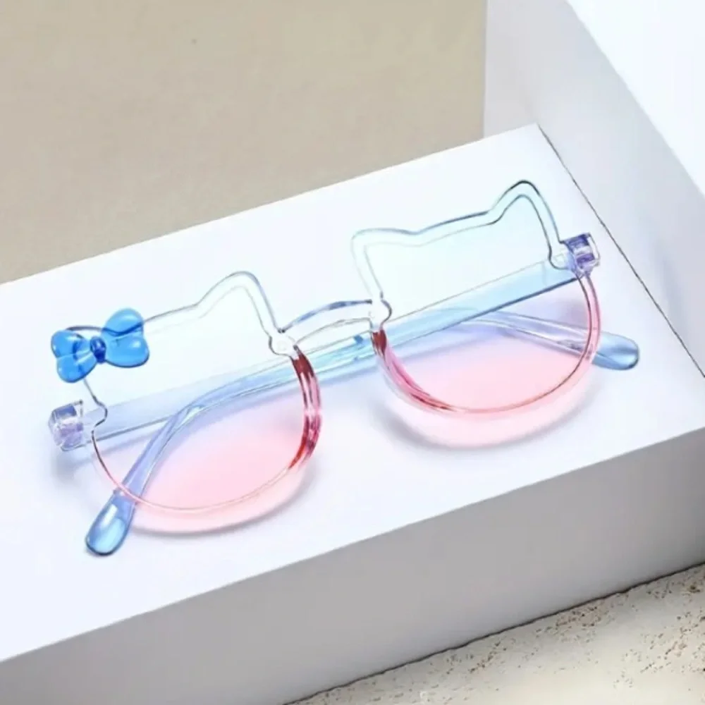🆕Kids: HELLO KITTY THEMED Cat-Ear Sunglasses - Pink and Blue